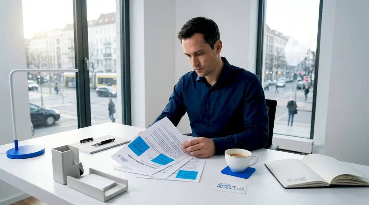 Investoren professionelle Firmenadresse präsentieren