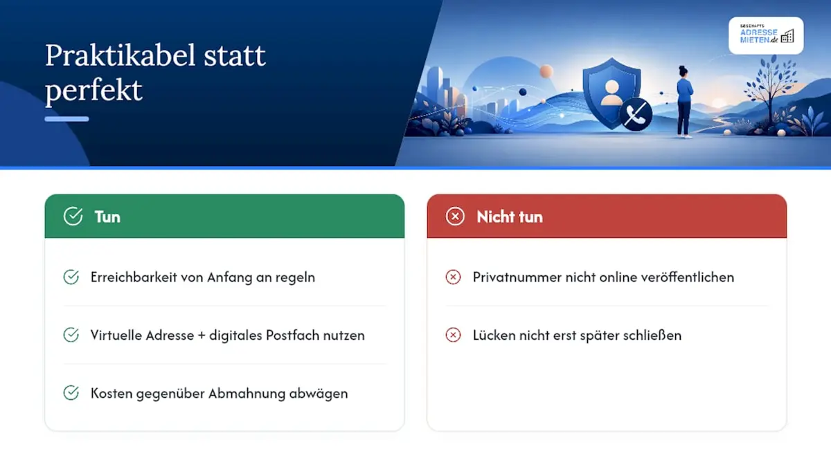 Meine Einschätzung: Lieber praktikabel als perfekt — overview diagram