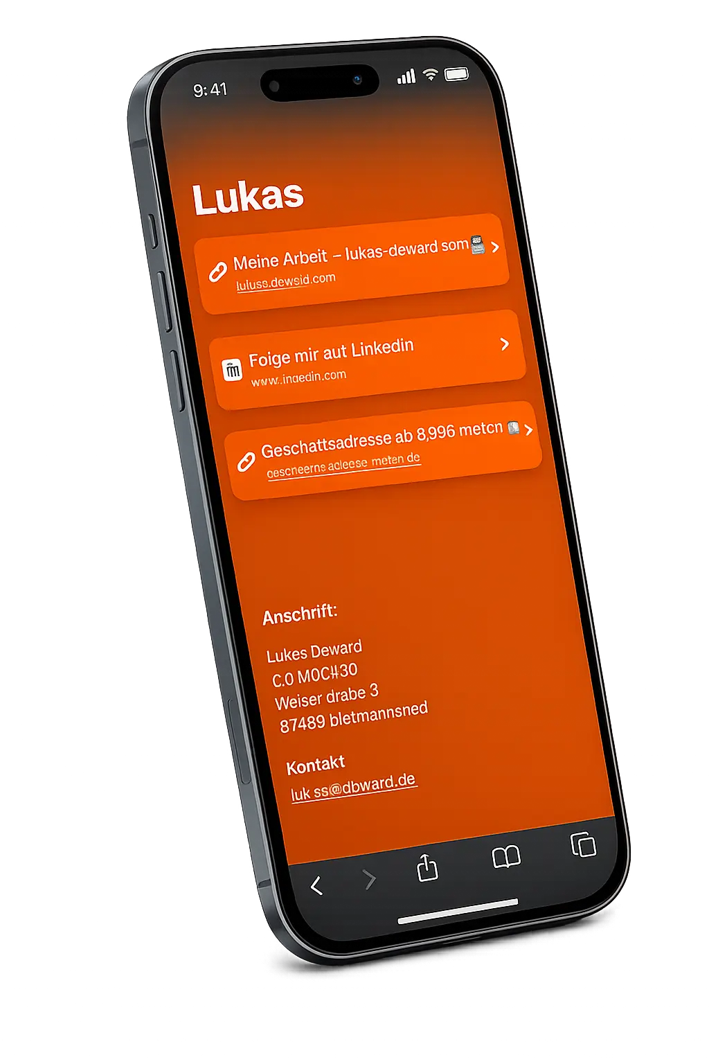 Landingpage Mockup