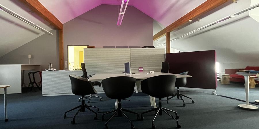 Meeting room in coworking space